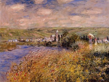 Vetheuil visto desde la isla Saint Martin Claude Monet Pinturas al óleo